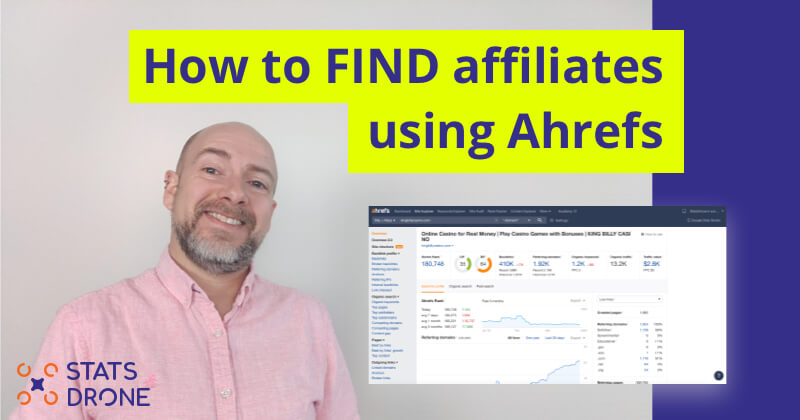 Using Ahrefs SEO tool to find affiliates
