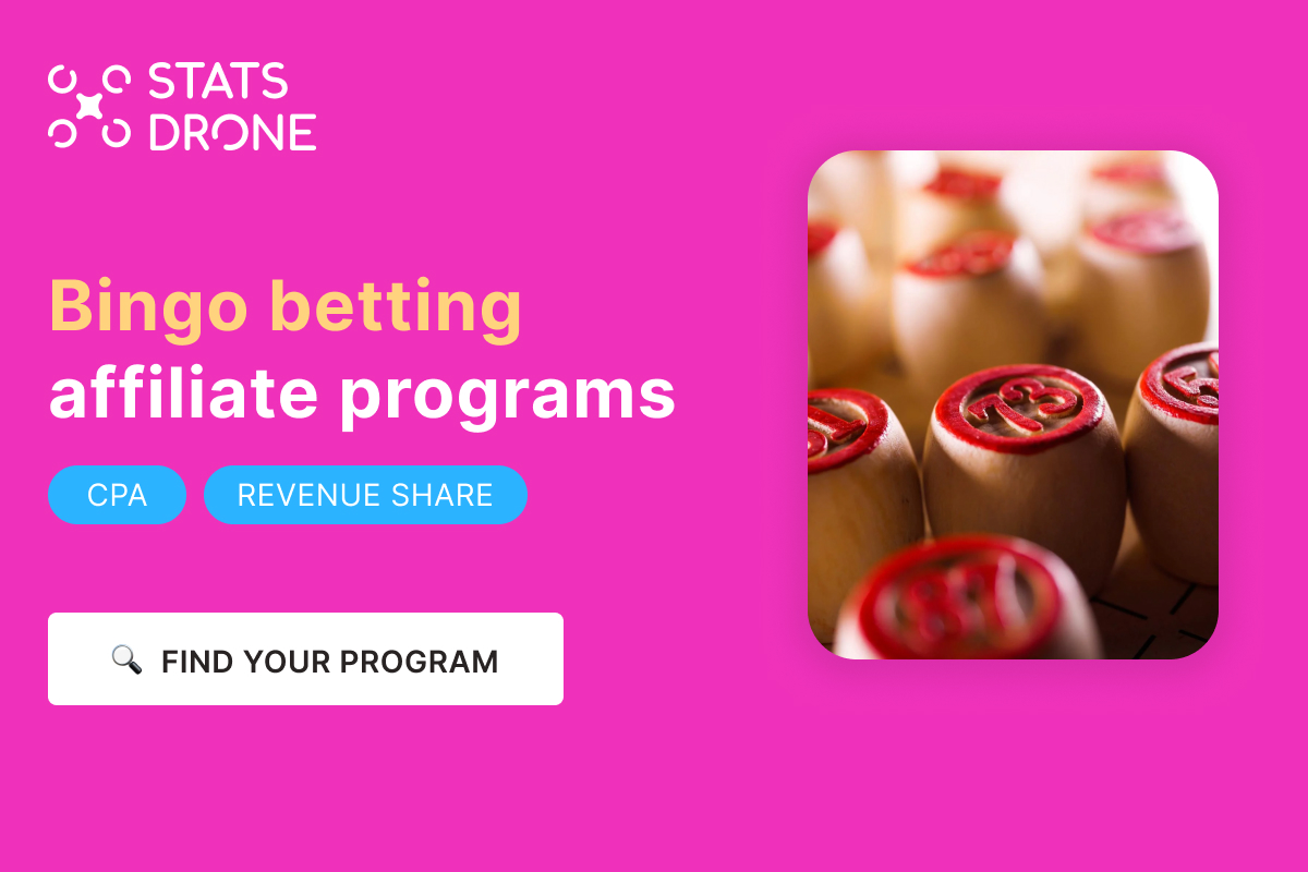 Best Bingo Affiliate Programs List 2024 | StatsDrone