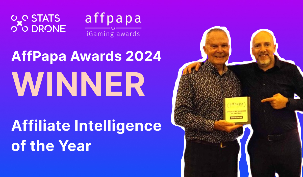 StatsDrone wins Affiliate Intelligence of the Year AffPapa Awards 2024