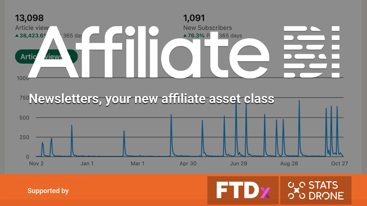 Newsletters, your new affiliate asset class