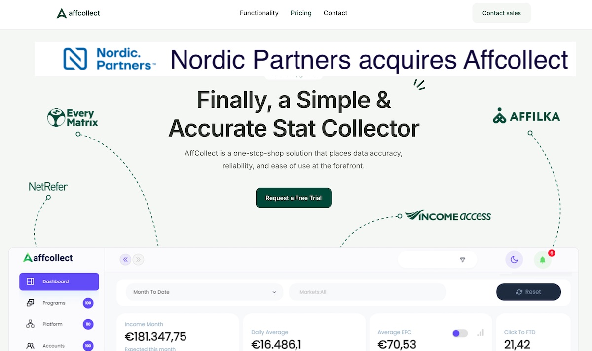 Nordic.Partners acquires Affcollect