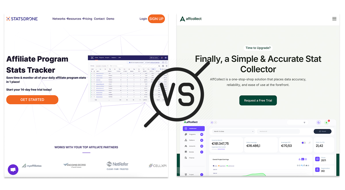 AffCollect vs StatsDrone
