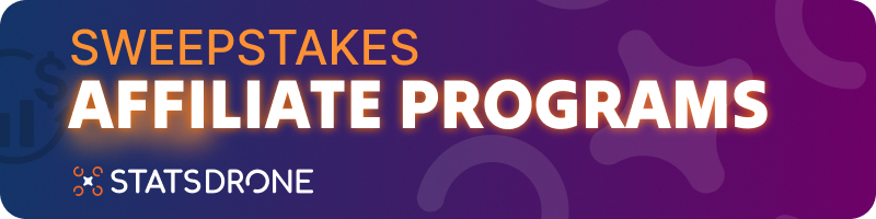 Sweepstakes Affiliate Programs List